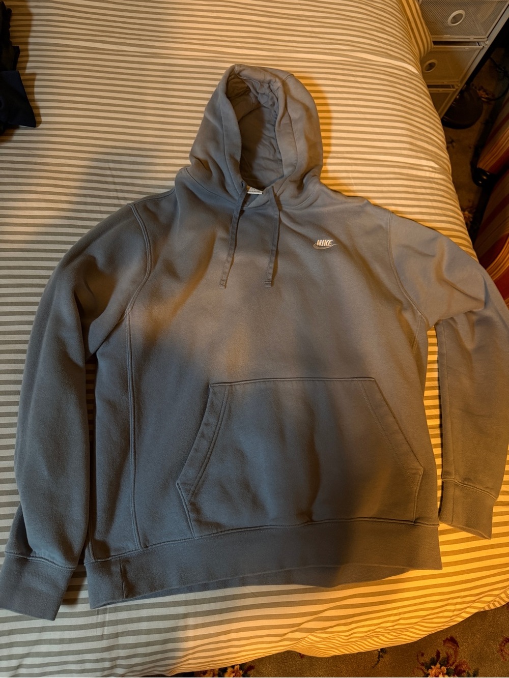 Nike Mens Hoodie Light Blue